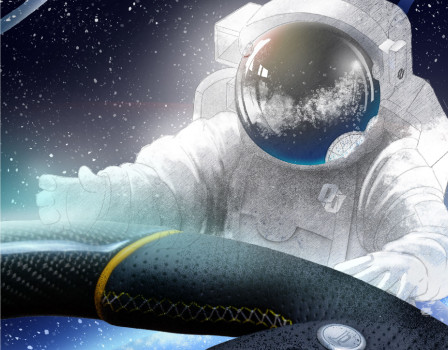 堅持經典雋永的技術,跳脫傳統思維的框架,歐記方向盤『太空工業』概念桌布下載!